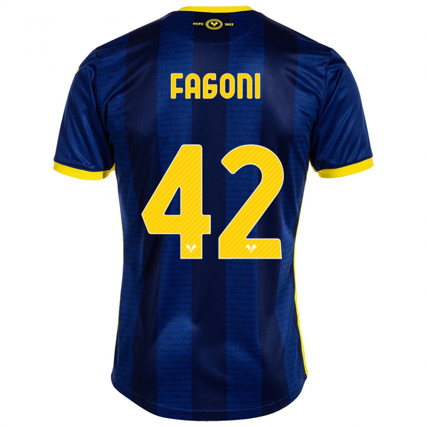 Niño Camiseta Marco Fagoni #42 Armada 1ª Equipación 2023/24 La Camisa Argentina