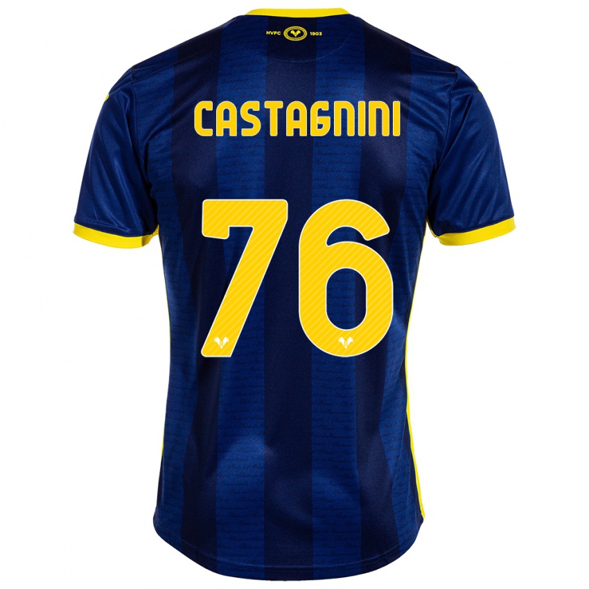 Niño Camiseta Mirko Castagnini #76 Armada 1ª Equipación 2023/24 La Camisa Argentina