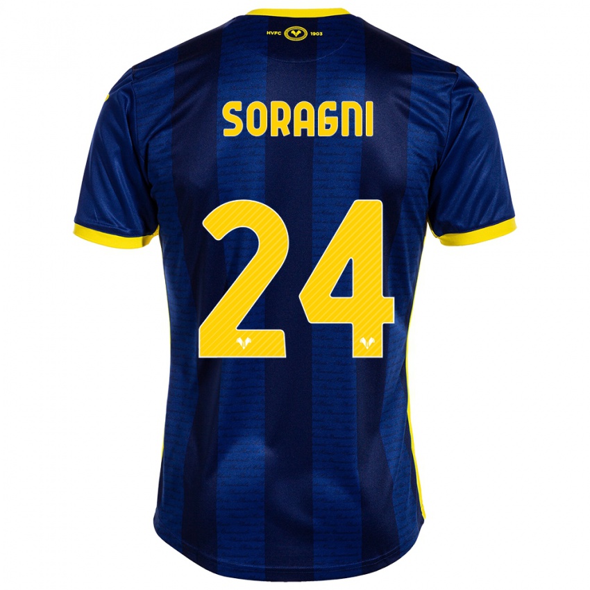 Niño Camiseta Alberto Soragni #24 Armada 1ª Equipación 2023/24 La Camisa Argentina