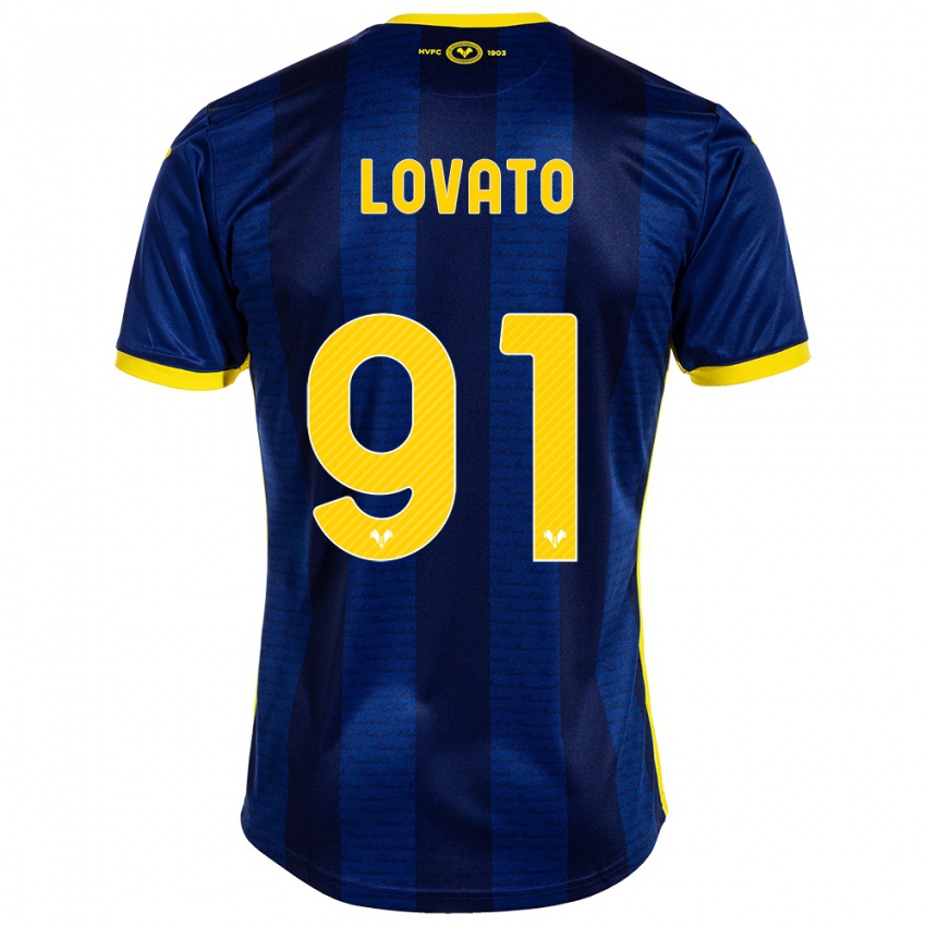 Niño Camiseta Enrico Lovato #91 Armada 1ª Equipación 2023/24 La Camisa Argentina