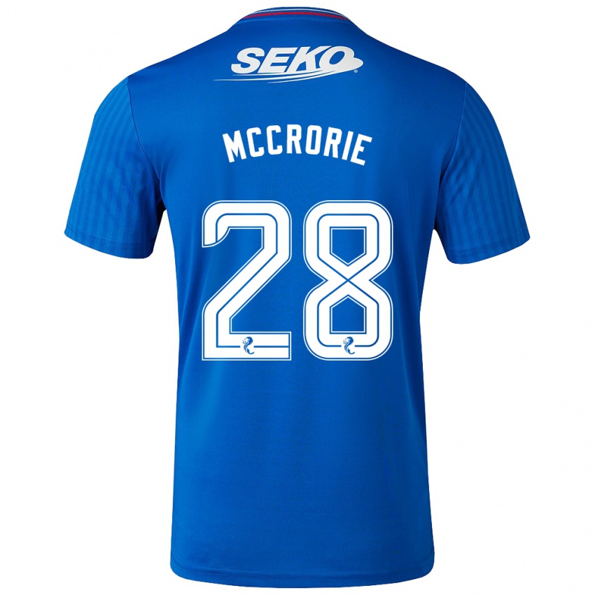 Niño Camiseta Robby Mccrorie #28 Azul 1ª Equipación 2023/24 La Camisa Argentina