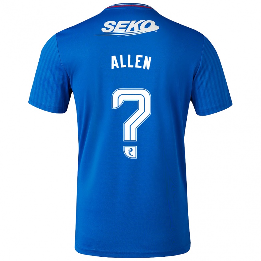 Niño Camiseta Greig Allen #0 Azul 1ª Equipación 2023/24 La Camisa Argentina