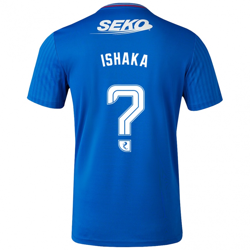 Niño Camiseta Thompson Ishaka #0 Azul 1ª Equipación 2023/24 La Camisa Argentina