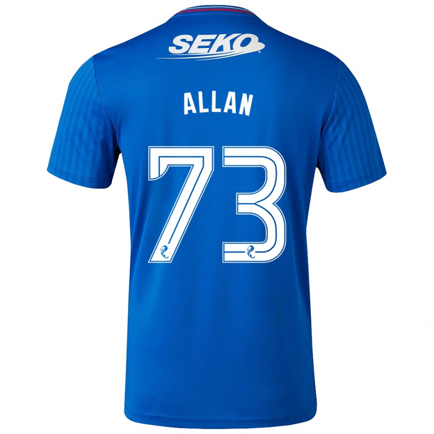 Niño Camiseta Connor Allan #73 Azul 1ª Equipación 2023/24 La Camisa Argentina