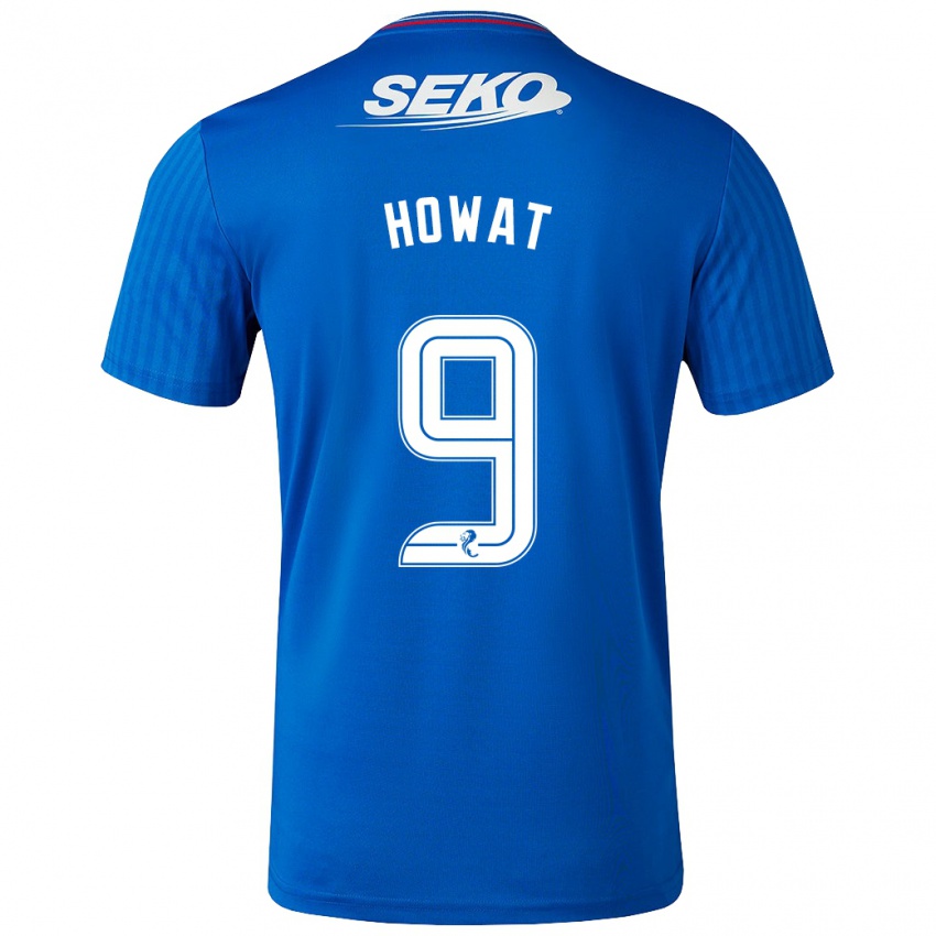 Niño Camiseta Kirsty Howat #9 Azul 1ª Equipación 2023/24 La Camisa Argentina