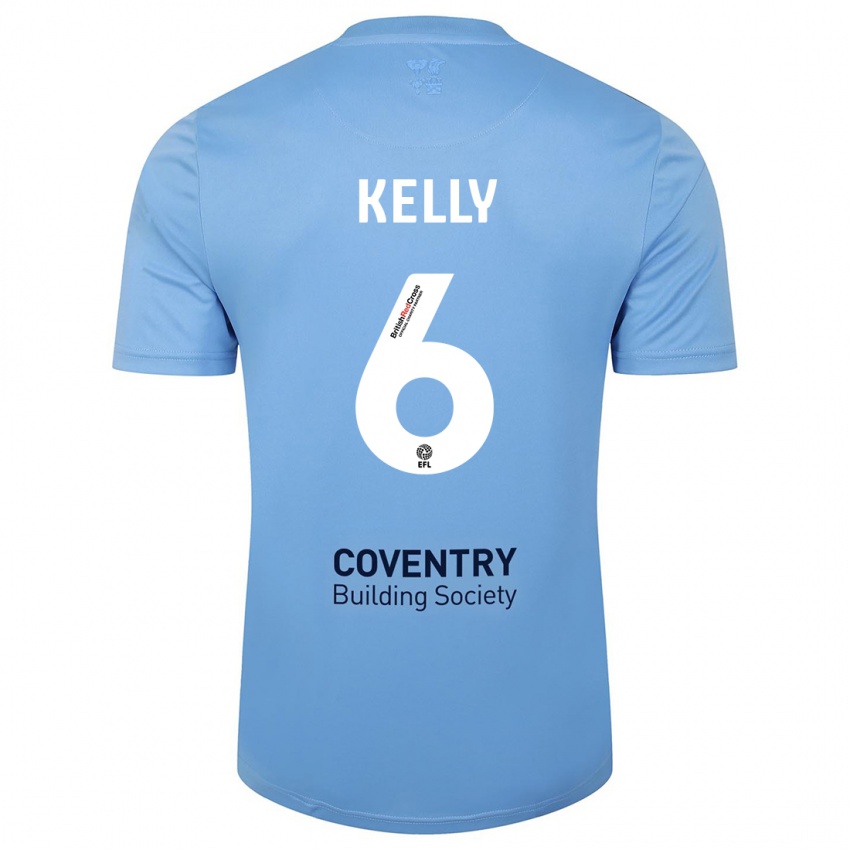 Niño Camiseta Liam Kelly #6 Cielo Azul 1ª Equipación 2023/24 La Camisa Argentina