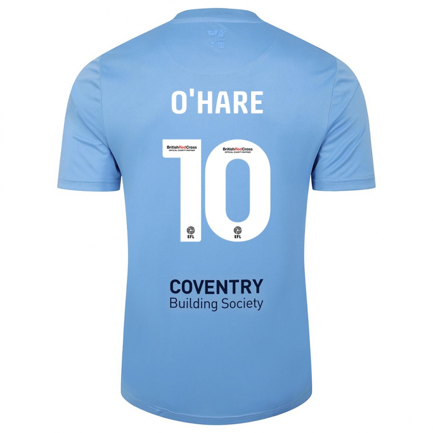 Niño Camiseta Callum O'hare #10 Cielo Azul 1ª Equipación 2023/24 La Camisa Argentina