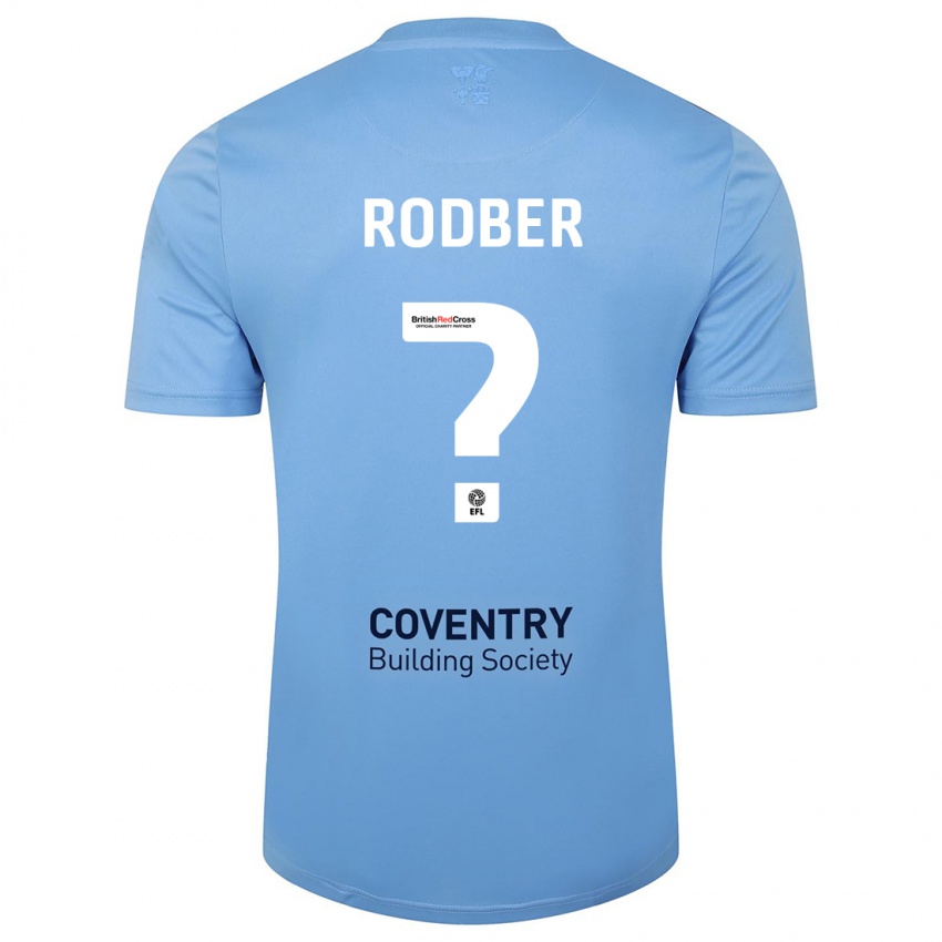 Niño Camiseta Samuel Rodber #0 Cielo Azul 1ª Equipación 2023/24 La Camisa Argentina