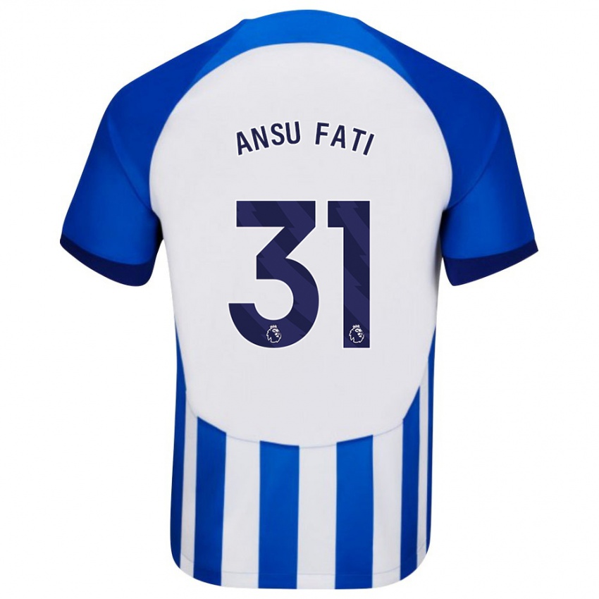 Niño Camiseta Ansu Fati #31 Azul 1ª Equipación 2023/24 La Camisa Argentina