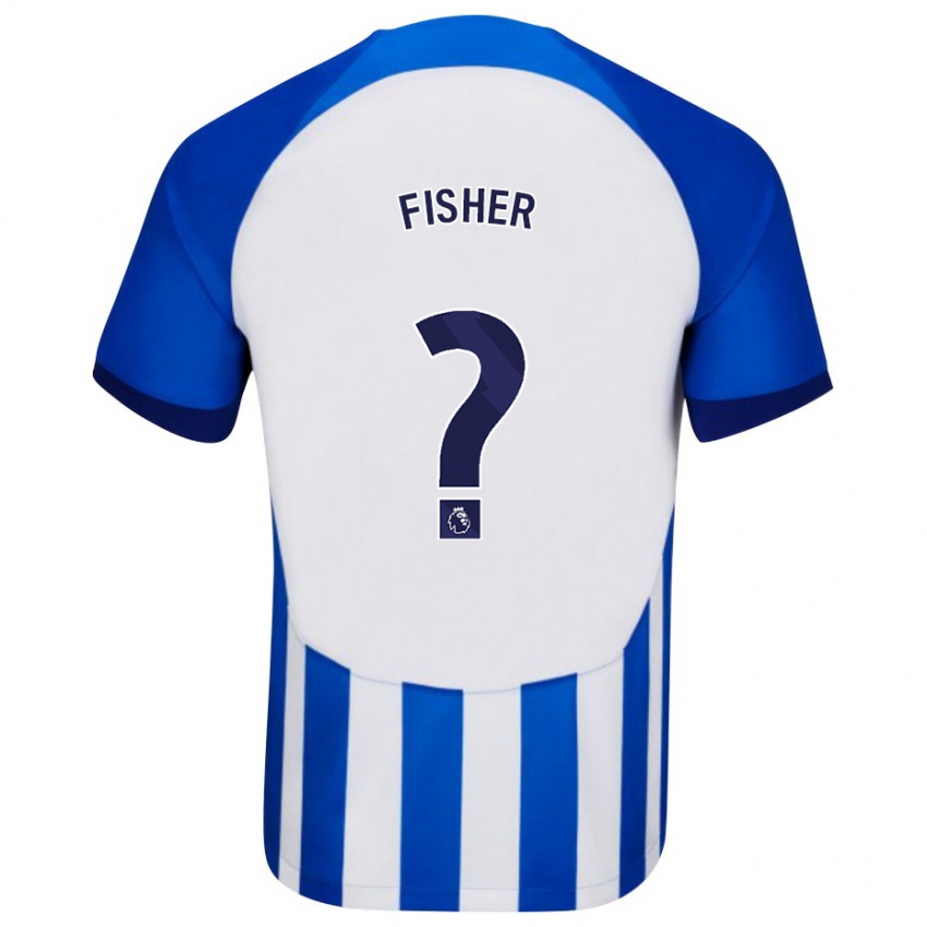 Niño Camiseta Hugo Fisher #0 Azul 1ª Equipación 2023/24 La Camisa Argentina