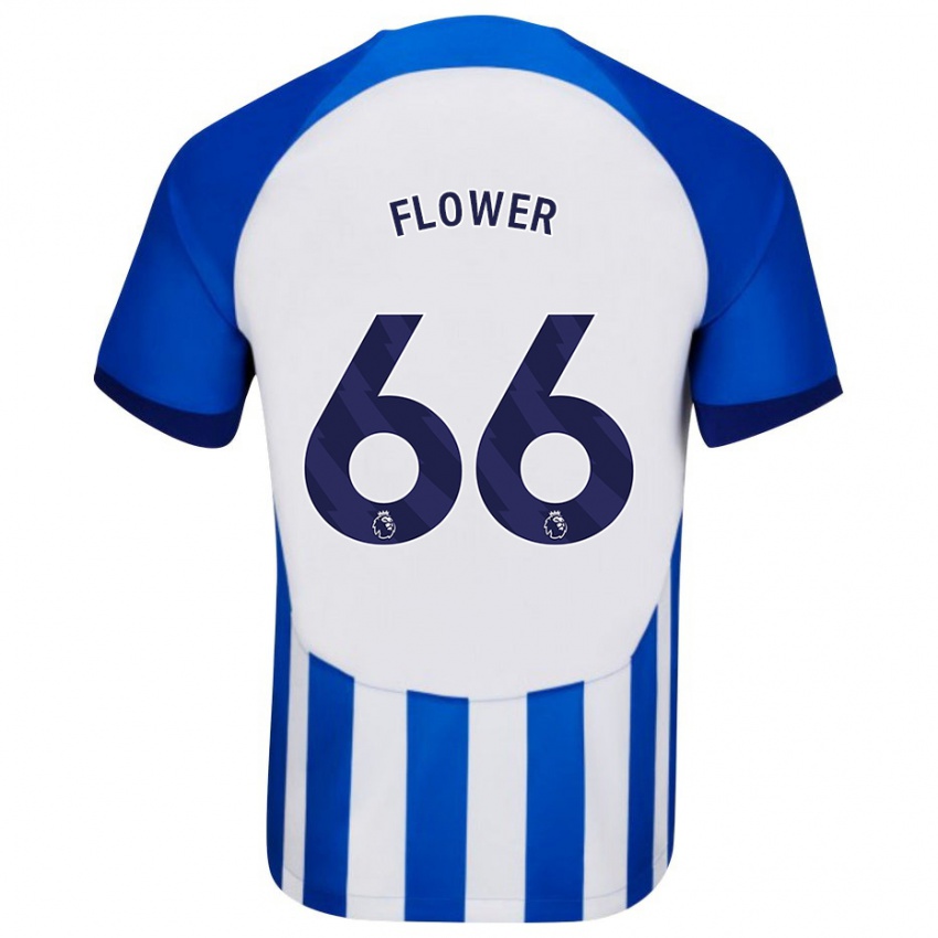 Niño Camiseta Louis Flower #66 Azul 1ª Equipación 2023/24 La Camisa Argentina