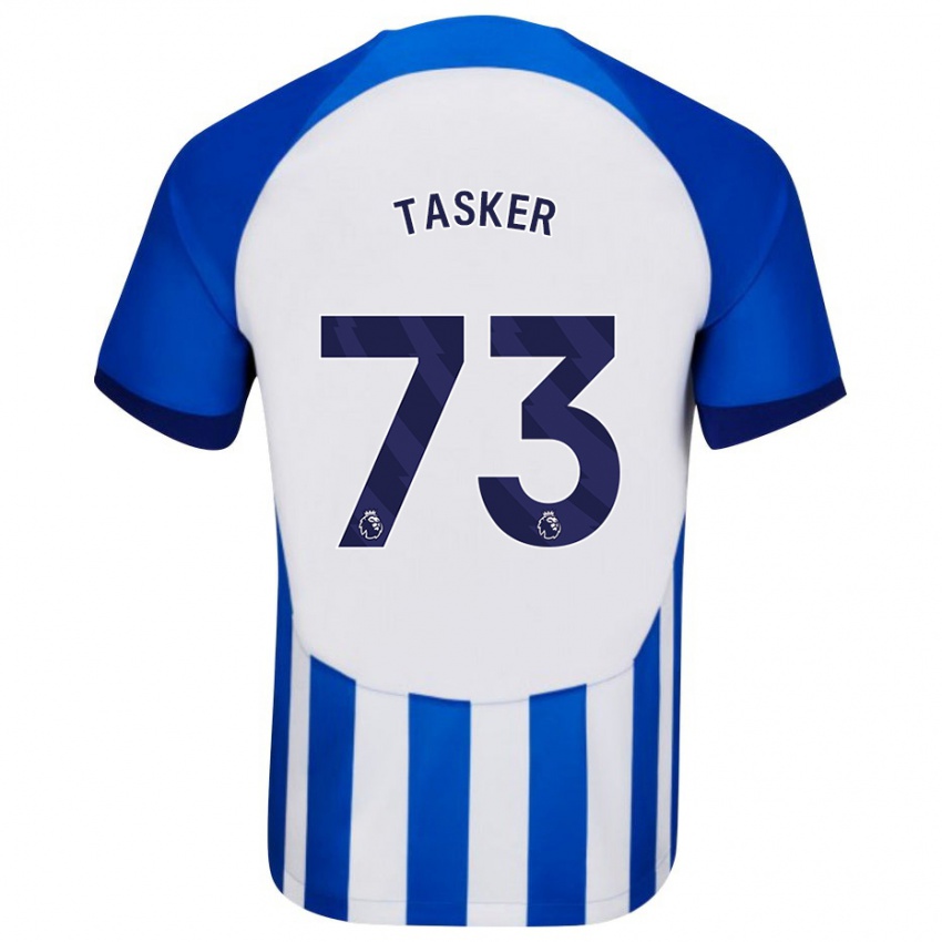 Niño Camiseta Charlie Tasker #73 Azul 1ª Equipación 2023/24 La Camisa Argentina