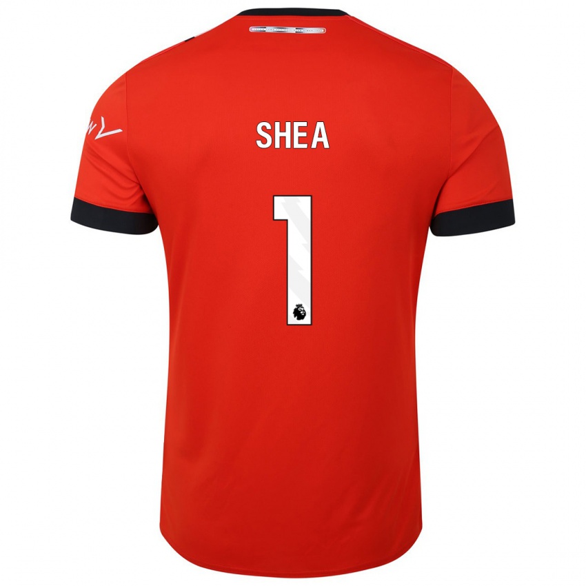 Niño Camiseta James Shea #1 Rojo 1ª Equipación 2023/24 La Camisa Argentina