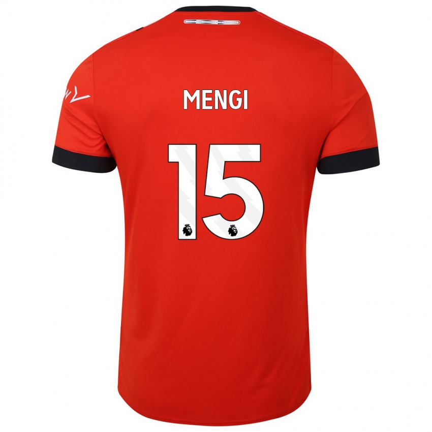 Niño Camiseta Teden Mengi #15 Rojo 1ª Equipación 2023/24 La Camisa Argentina