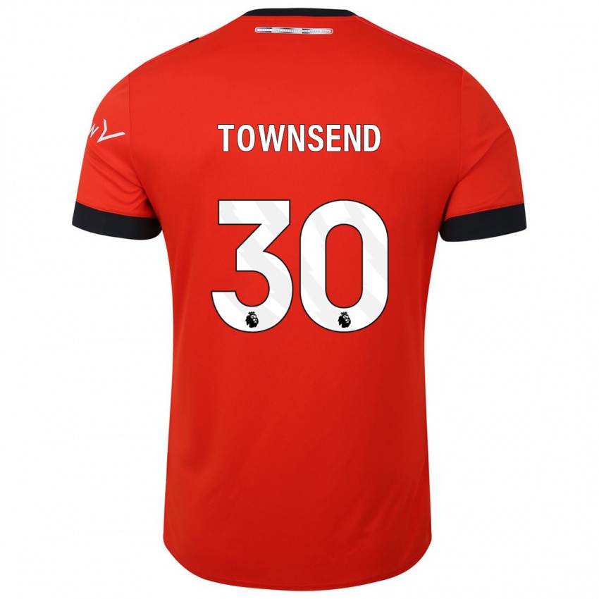 Niño Camiseta Andros Townsend #30 Rojo 1ª Equipación 2023/24 La Camisa Argentina