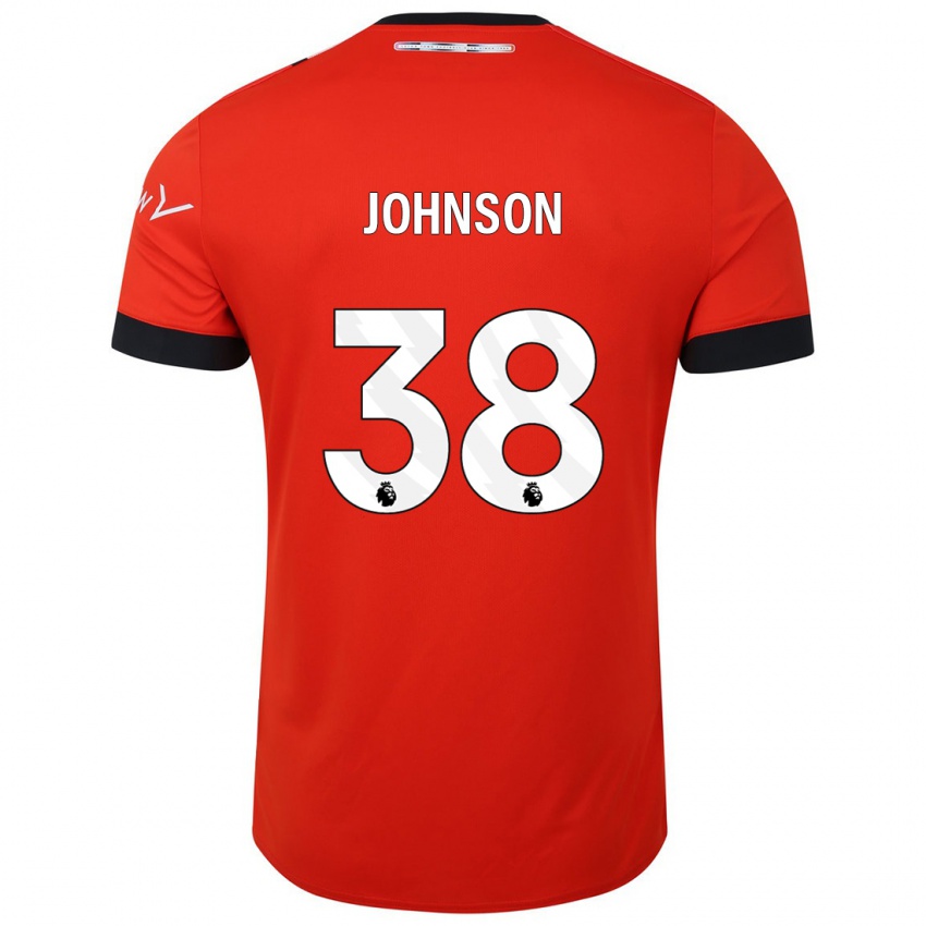 Niño Camiseta Joe Johnson #38 Rojo 1ª Equipación 2023/24 La Camisa Argentina