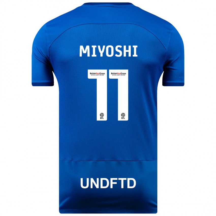 Niño Camiseta Koji Miyoshi #11 Azul 1ª Equipación 2023/24 La Camisa Argentina