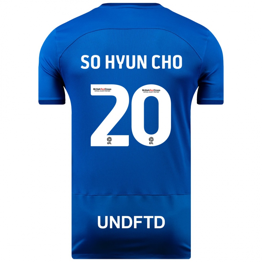Niño Camiseta Cho So-Hyun #20 Azul 1ª Equipación 2023/24 La Camisa Argentina