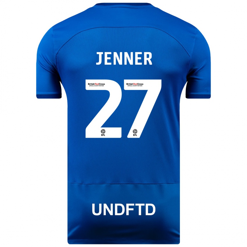 Niño Camiseta Abbi Jenner #27 Azul 1ª Equipación 2023/24 La Camisa Argentina