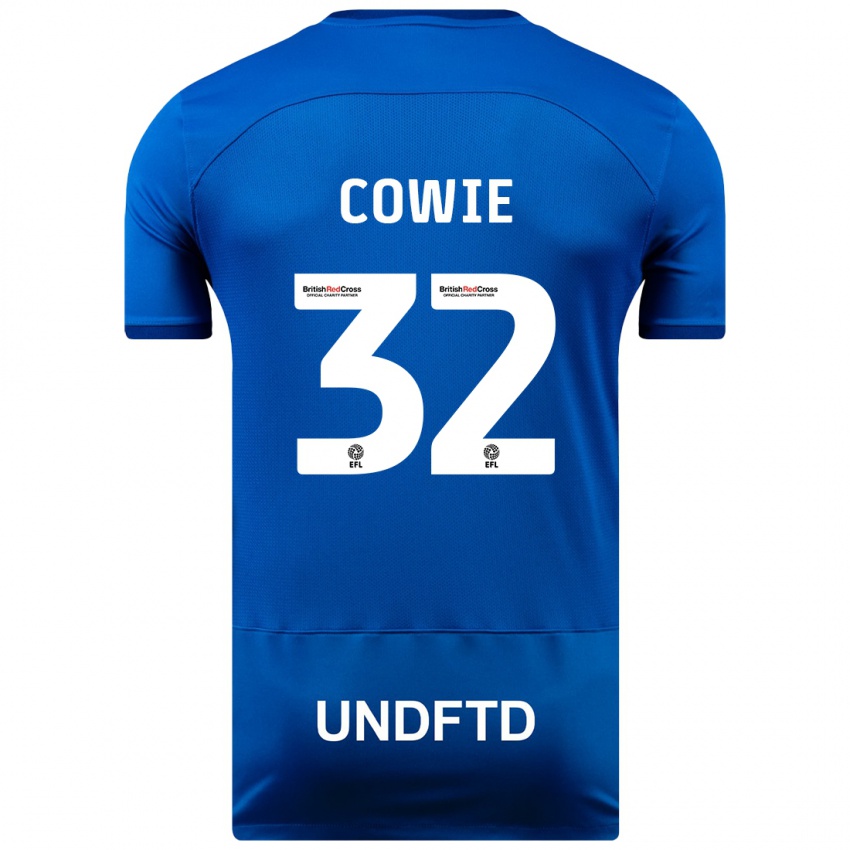 Niño Camiseta Abbie Cowie #32 Azul 1ª Equipación 2023/24 La Camisa Argentina