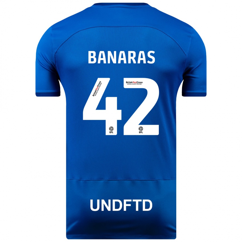 Niño Camiseta Layla Banaras #42 Azul 1ª Equipación 2023/24 La Camisa Argentina