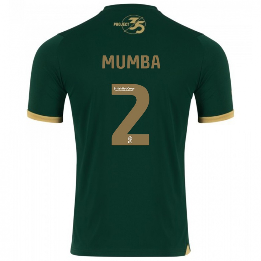 Niño Camiseta Bali Mumba #2 Verde 1ª Equipación 2023/24 La Camisa Argentina