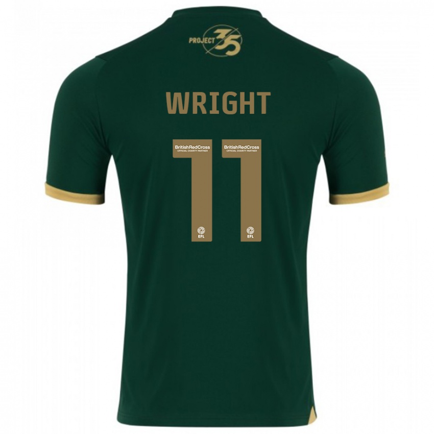 Niño Camiseta Callum Wright #11 Verde 1ª Equipación 2023/24 La Camisa Argentina