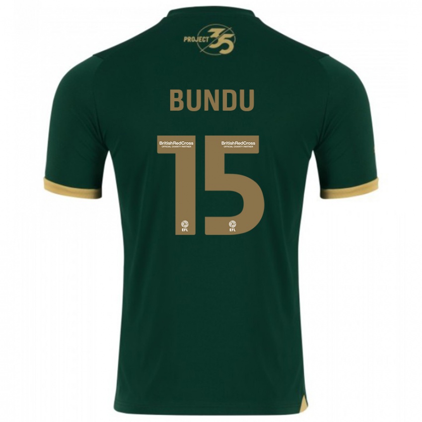 Niño Camiseta Mustapha Bundu #15 Verde 1ª Equipación 2023/24 La Camisa Argentina