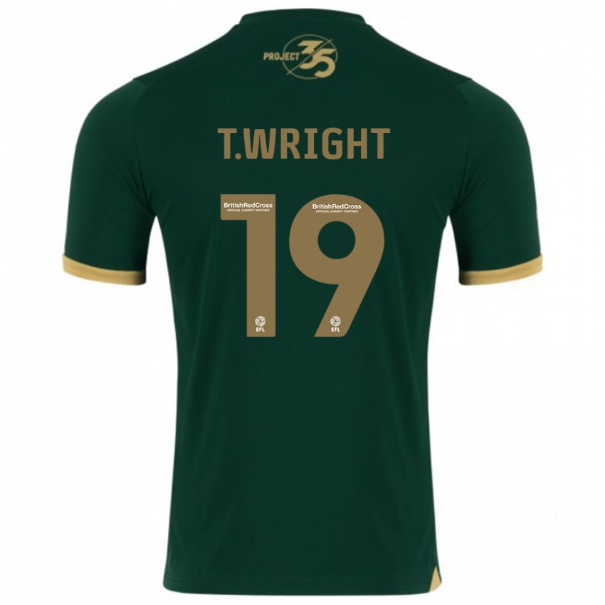 Niño Camiseta Tyreik Wright #19 Verde 1ª Equipación 2023/24 La Camisa Argentina