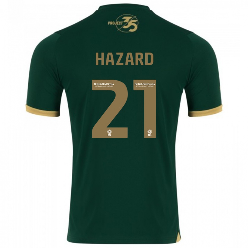 Niño Camiseta Conor Hazard #21 Verde 1ª Equipación 2023/24 La Camisa Argentina