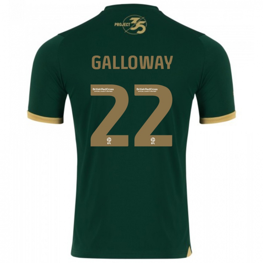 Niño Camiseta Brendan Galloway #22 Verde 1ª Equipación 2023/24 La Camisa Argentina