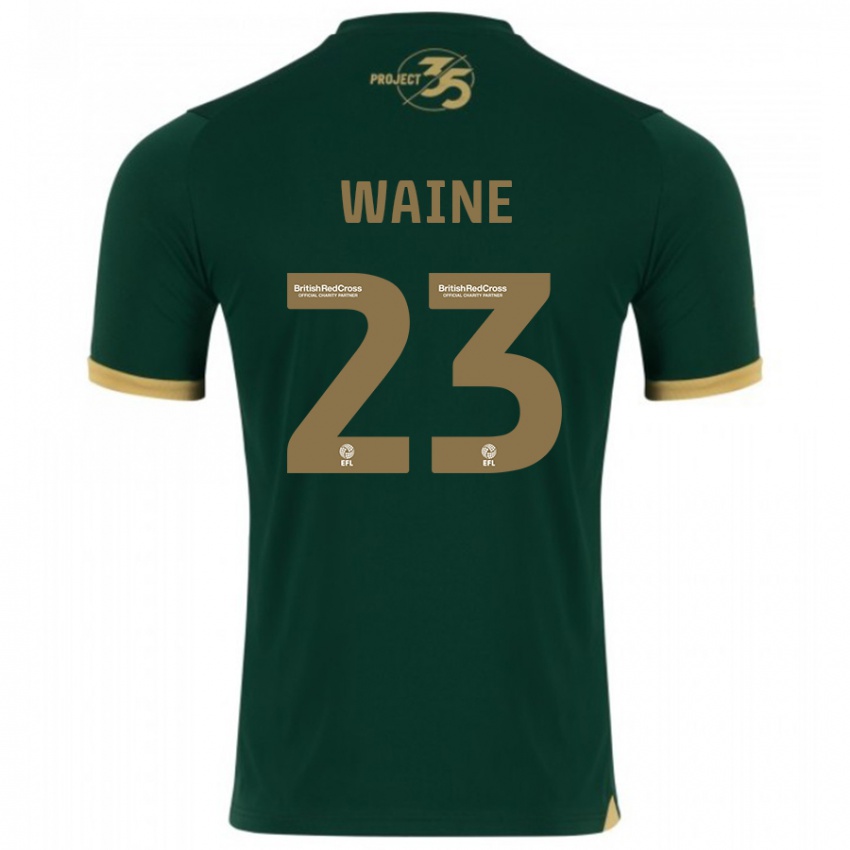 Niño Camiseta Ben Waine #23 Verde 1ª Equipación 2023/24 La Camisa Argentina