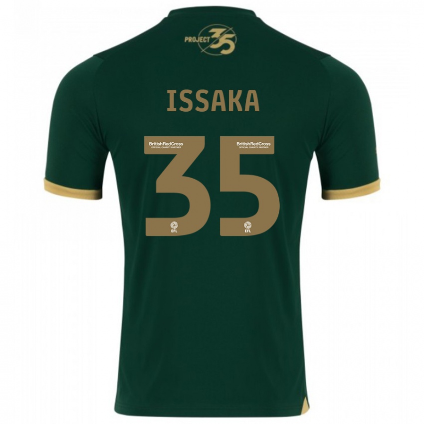 Niño Camiseta Freddie Issaka #35 Verde 1ª Equipación 2023/24 La Camisa Argentina