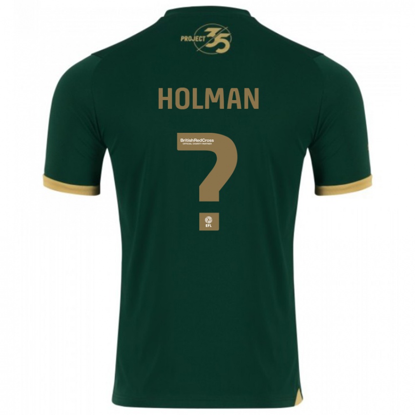 Niño Camiseta Daniel Holman #0 Verde 1ª Equipación 2023/24 La Camisa Argentina