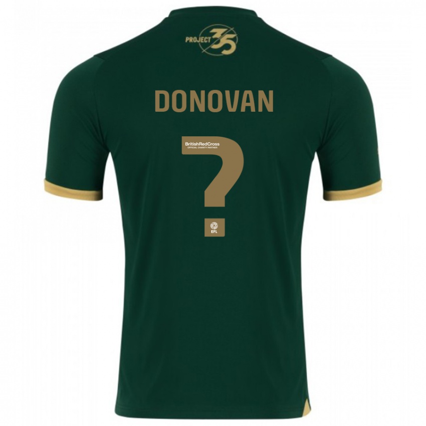 Niño Camiseta Henry Donovan #0 Verde 1ª Equipación 2023/24 La Camisa Argentina