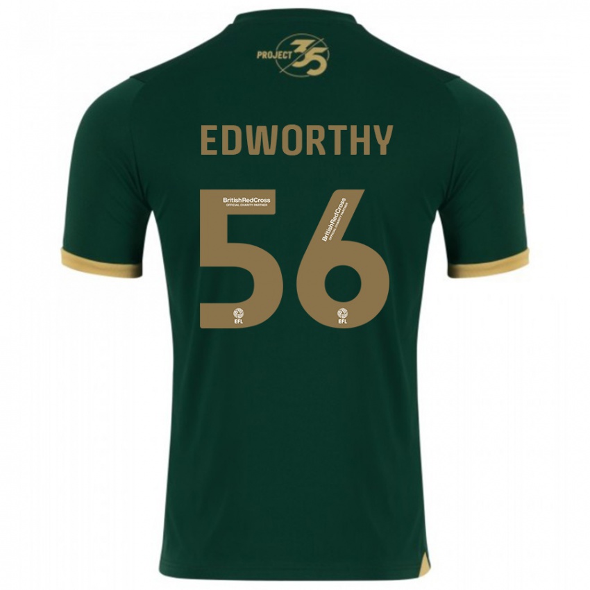 Niño Camiseta Kieran Edworthy #56 Verde 1ª Equipación 2023/24 La Camisa Argentina