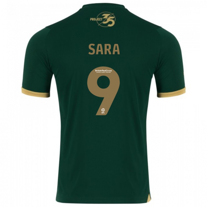 Niño Camiseta Ellie Sara #9 Verde 1ª Equipación 2023/24 La Camisa Argentina