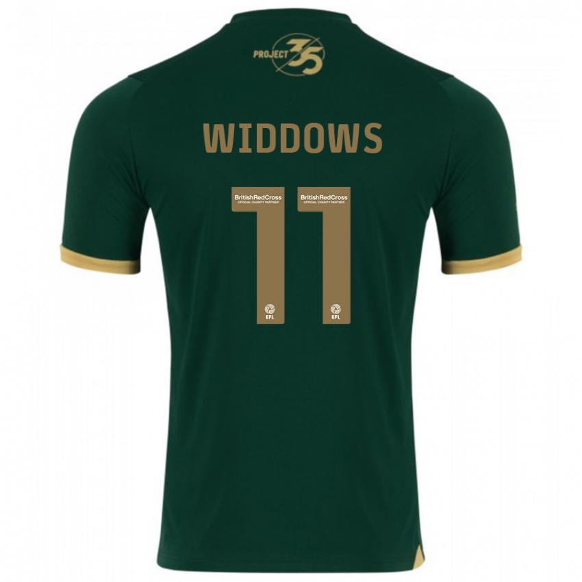 Niño Camiseta Jade Widdows #11 Verde 1ª Equipación 2023/24 La Camisa Argentina