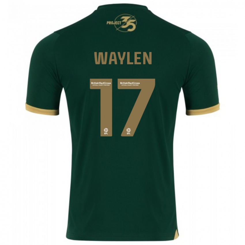 Niño Camiseta Libby Waylen #17 Verde 1ª Equipación 2023/24 La Camisa Argentina