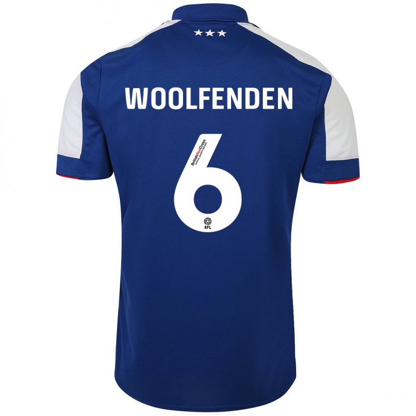 Niño Camiseta Luke Woolfenden #6 Azul 1ª Equipación 2023/24 La Camisa Argentina