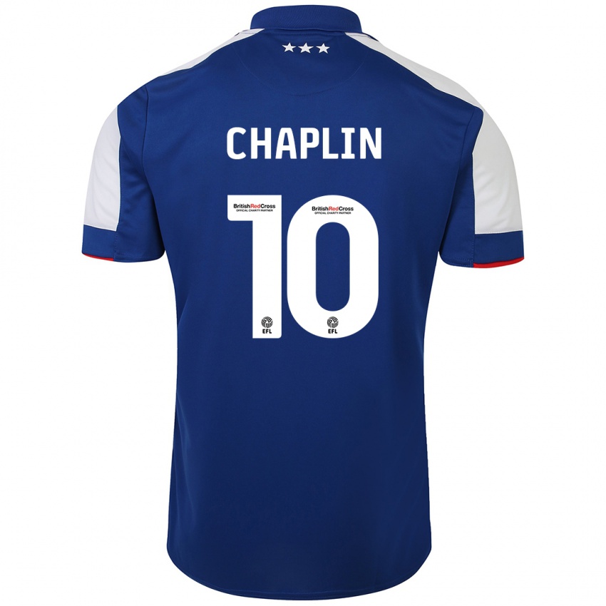 Niño Camiseta Conor Chaplin #10 Azul 1ª Equipación 2023/24 La Camisa Argentina