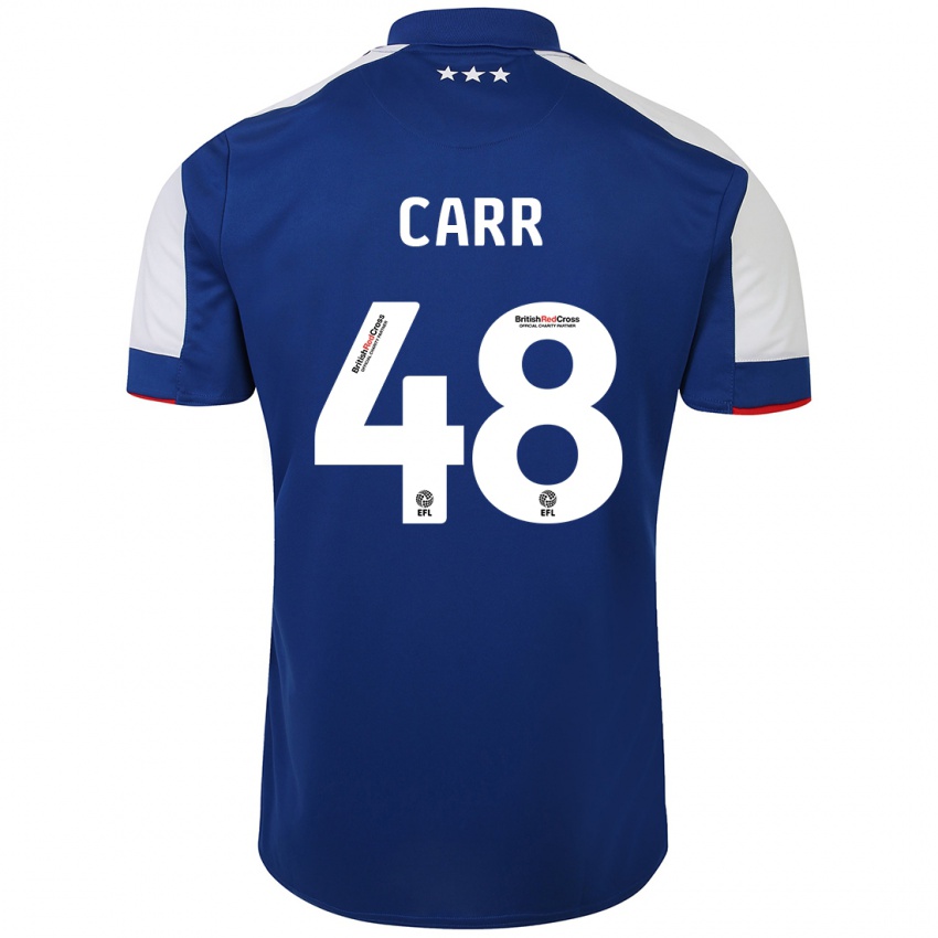 Niño Camiseta Ryan Carr #48 Azul 1ª Equipación 2023/24 La Camisa Argentina