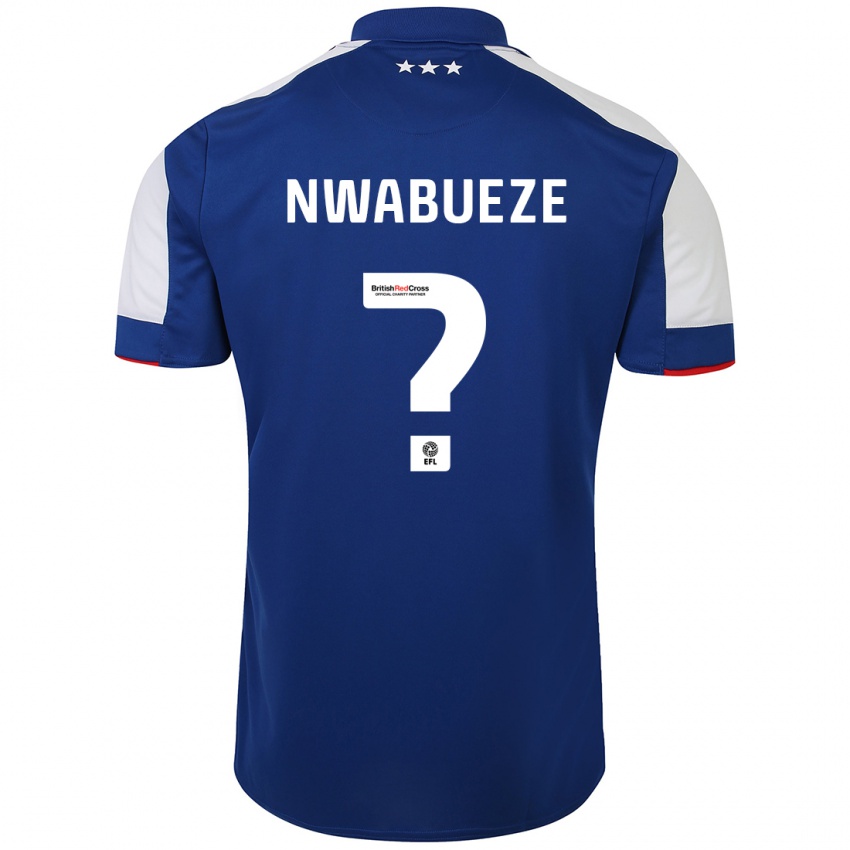 Niño Camiseta Jesse Nwabueze #0 Azul 1ª Equipación 2023/24 La Camisa Argentina