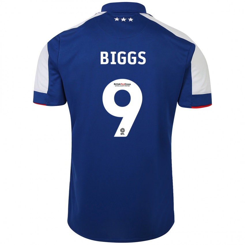 Niño Camiseta Maddie Biggs #9 Azul 1ª Equipación 2023/24 La Camisa Argentina