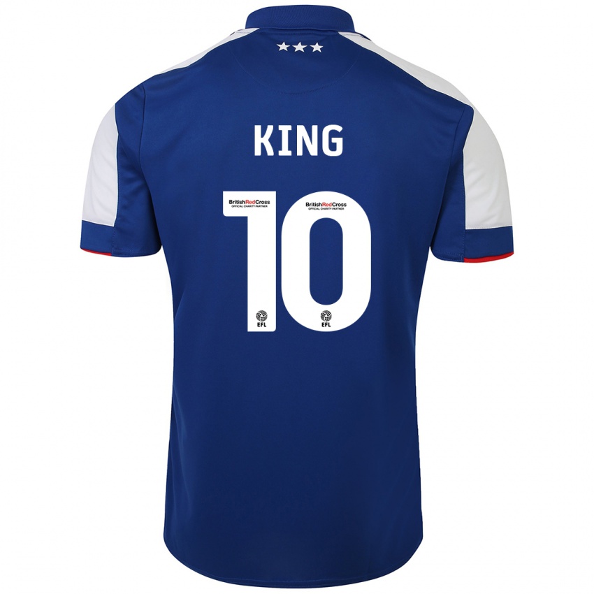 Niño Camiseta Eloise King #10 Azul 1ª Equipación 2023/24 La Camisa Argentina