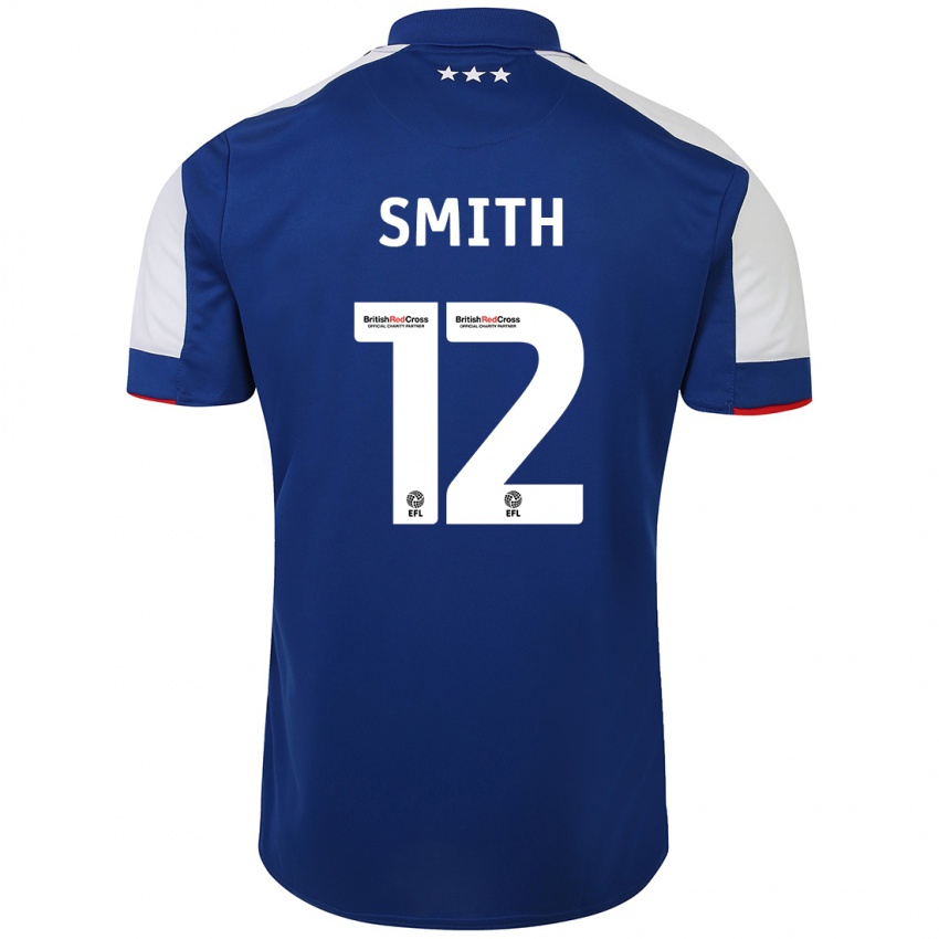 Niño Camiseta Olivia Smith #12 Azul 1ª Equipación 2023/24 La Camisa Argentina