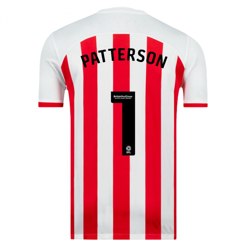 Niño Camiseta Anthony Patterson #1 Blanco 1ª Equipación 2023/24 La Camisa Argentina