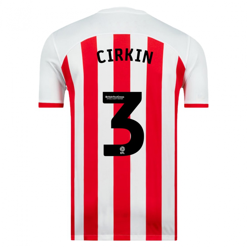 Niño Camiseta Dennis Cirkin #3 Blanco 1ª Equipación 2023/24 La Camisa Argentina