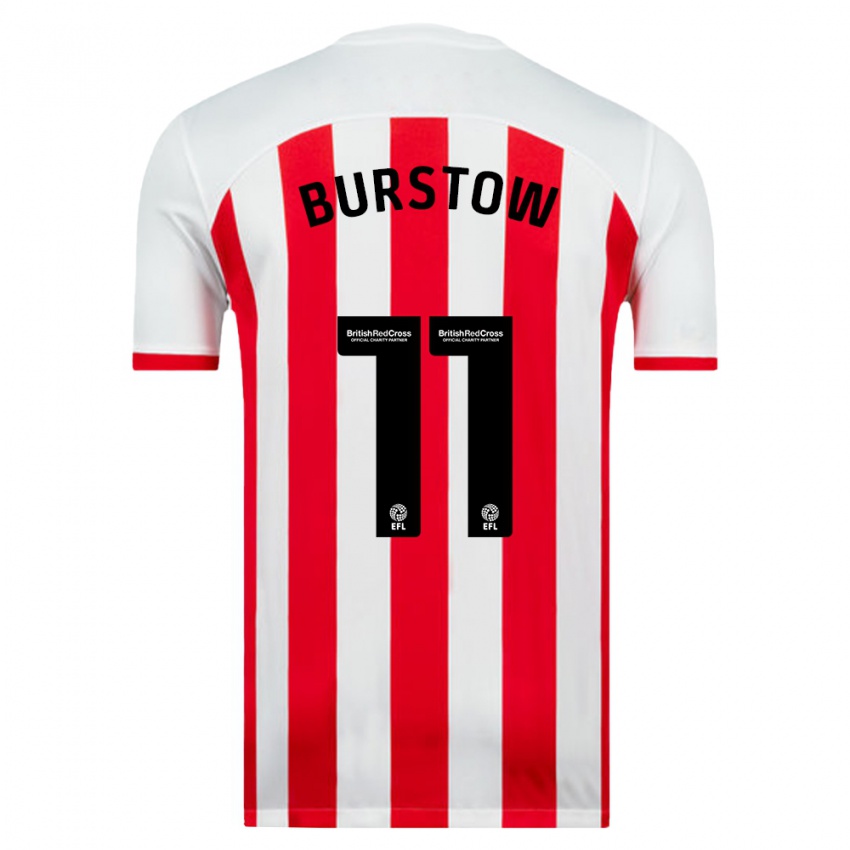 Niño Camiseta Mason Burstow #11 Blanco 1ª Equipación 2023/24 La Camisa Argentina