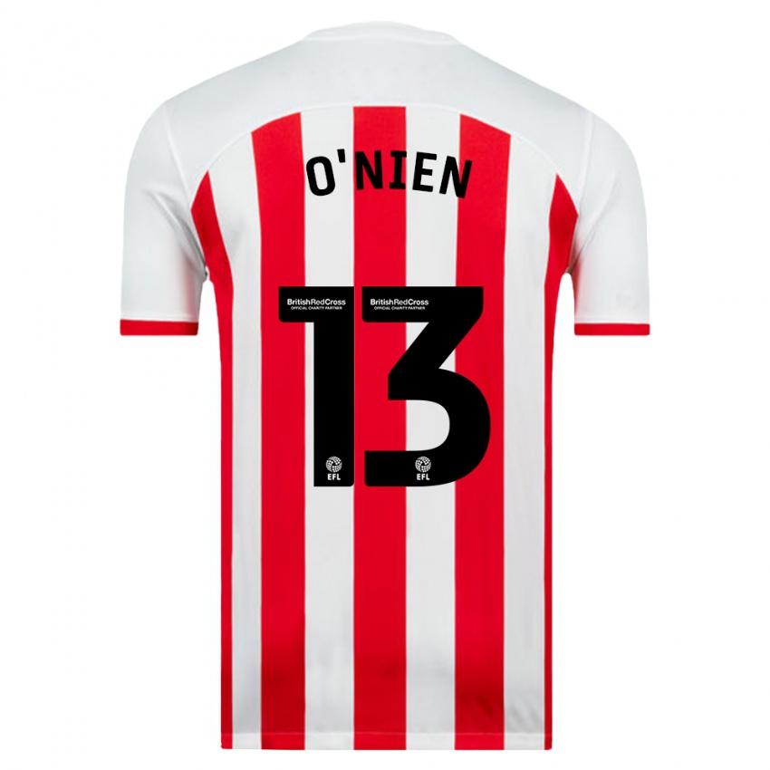 Niño Camiseta Luke O'nien #13 Blanco 1ª Equipación 2023/24 La Camisa Argentina